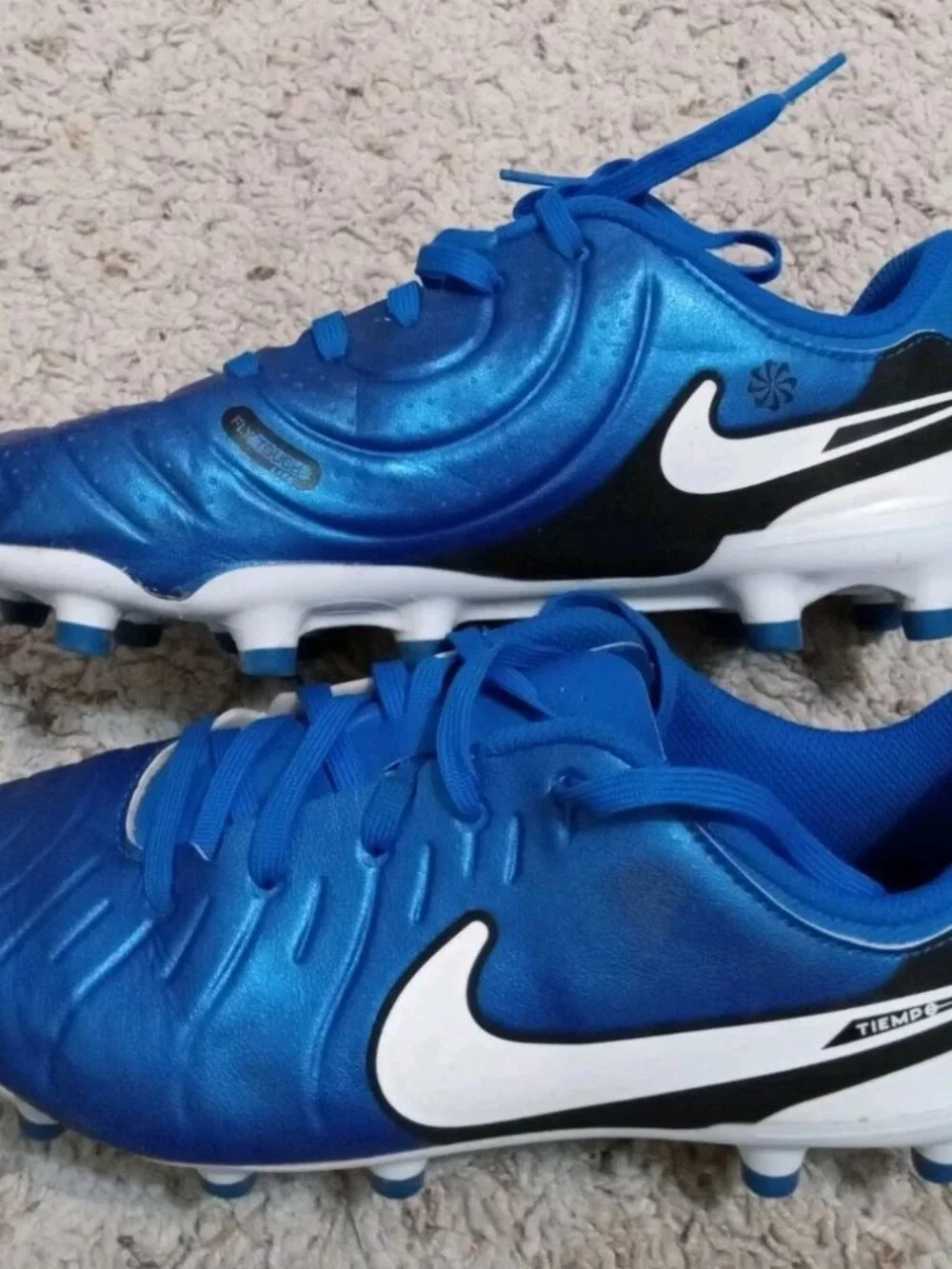 Nike Tiempo Legend 10 Academy MG Low Blue/White (DV4348-400) Size Kids Size 4.5y